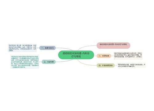 肠结核的化验检查-内科诊疗与常规