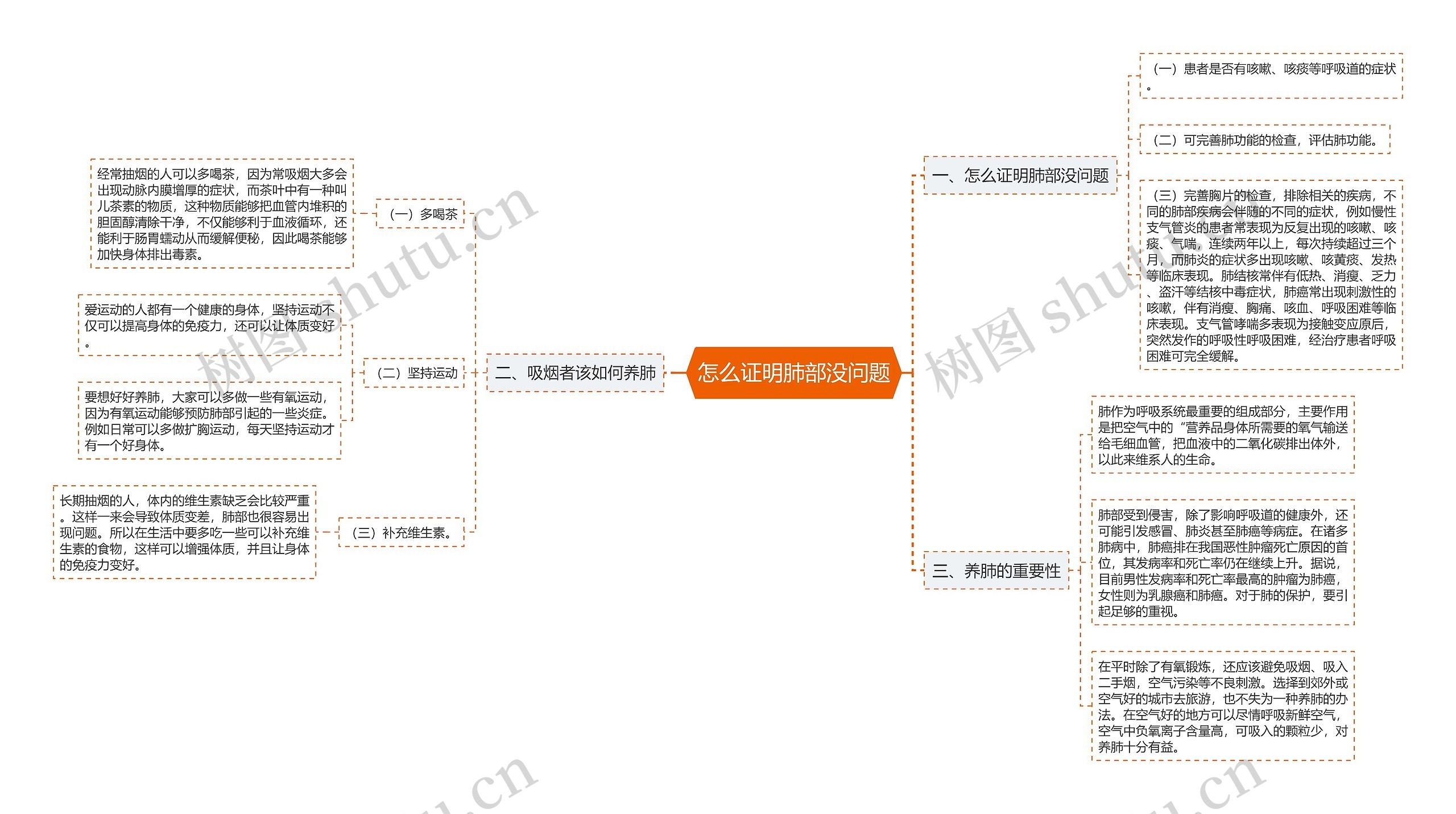 怎么证明肺部没问题