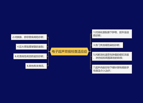 电子超声胃镜检查适应症