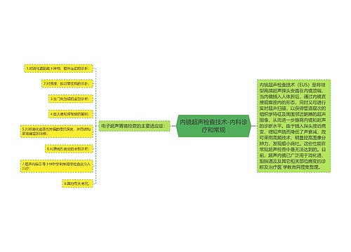 内镜超声检查技术-内科诊疗和常规