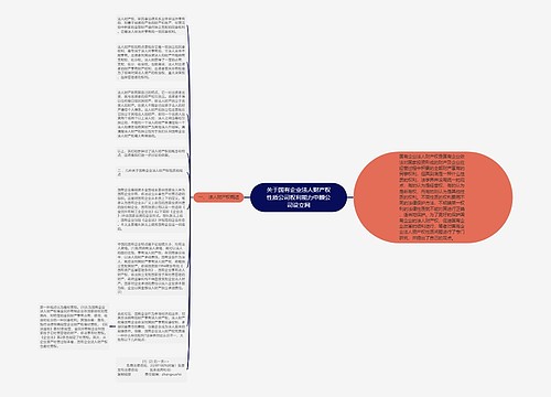 关于国有企业法人财产权性质公司权利能力中顾公司设立网