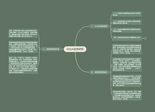 什么叫定性研究