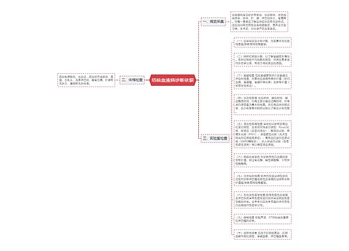 结核血液病诊断依据