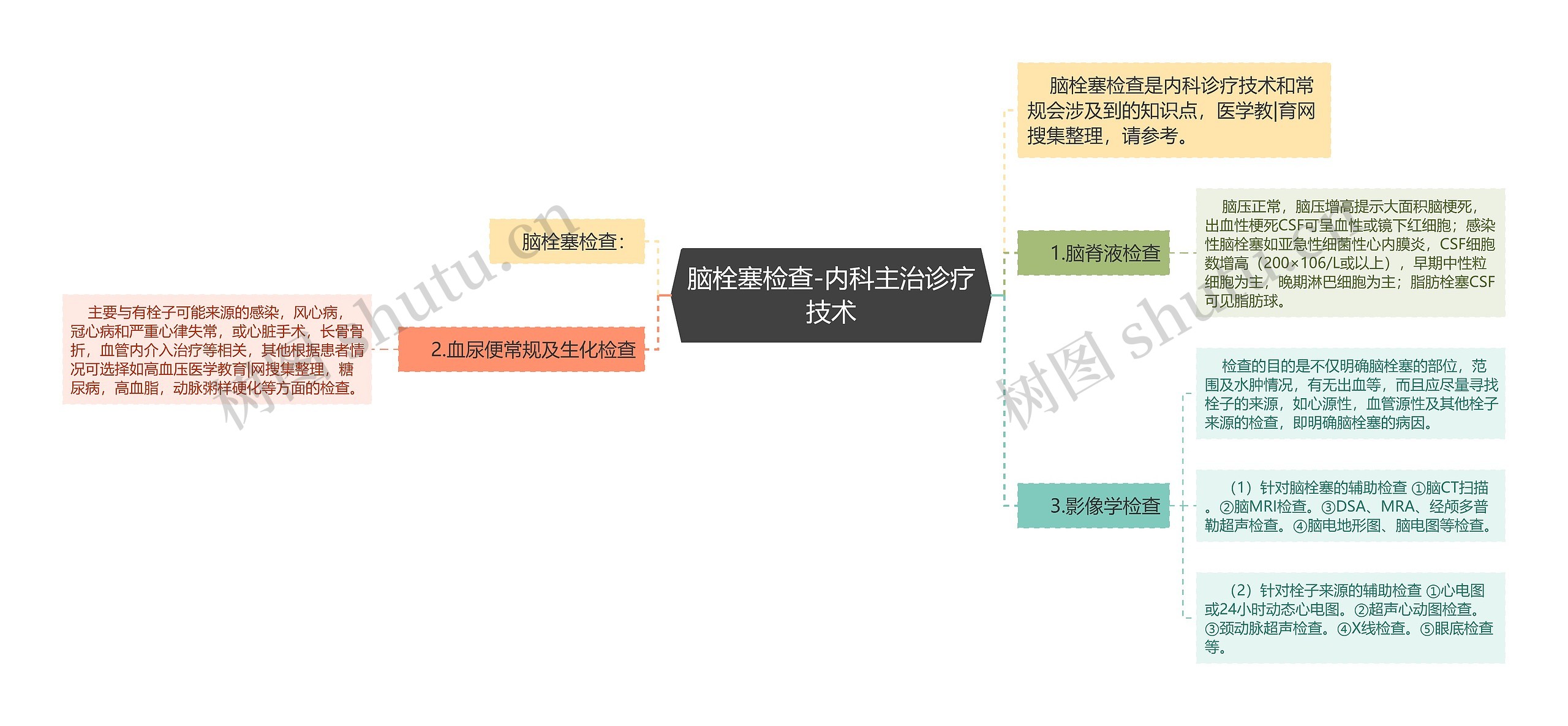 脑栓塞检查-内科主治诊疗技术