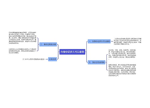 办身份证多久可以拿到