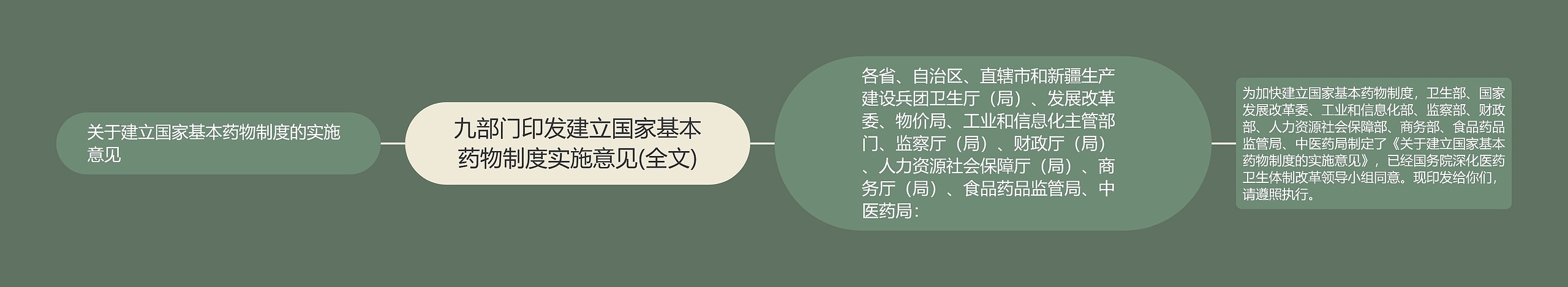 九部门印发建立国家基本药物制度实施意见(全文)