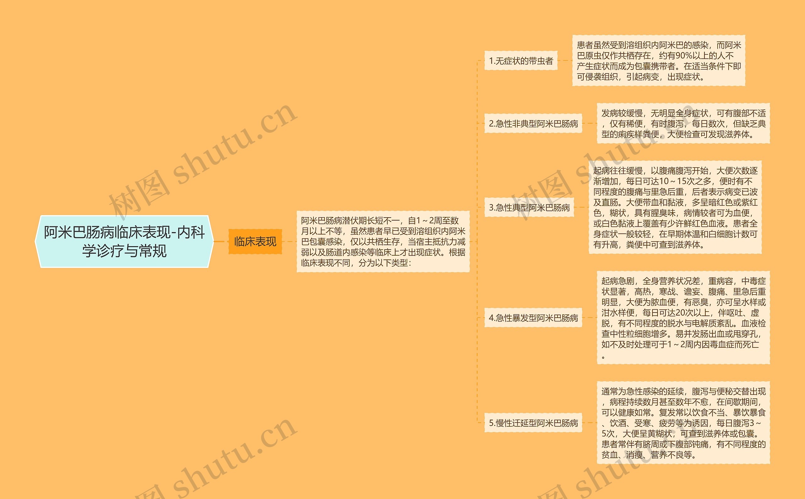 阿米巴肠病临床表现-内科学诊疗与常规