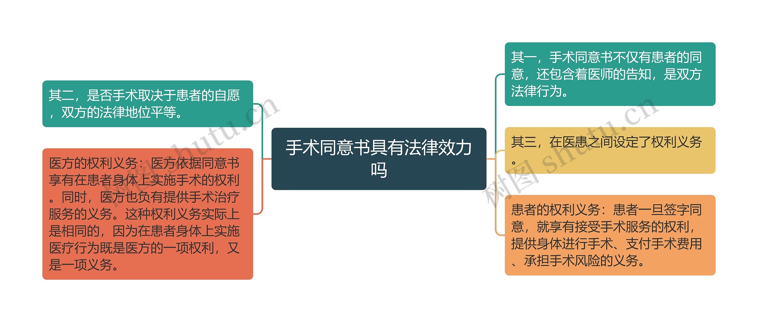 手术同意书具有法律效力吗思维导图