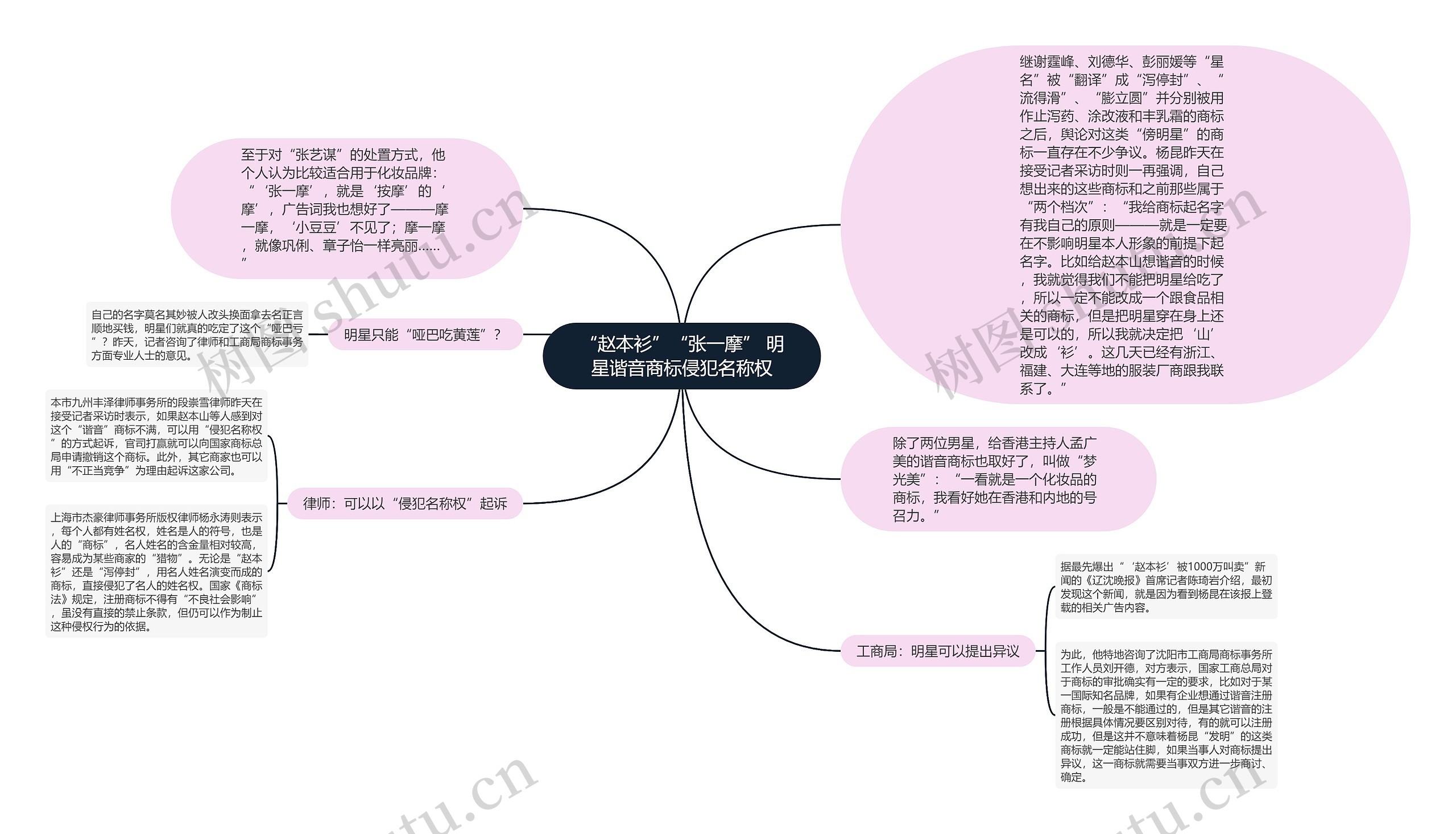 “赵本衫”“张一摩” 明星谐音商标侵犯名称权