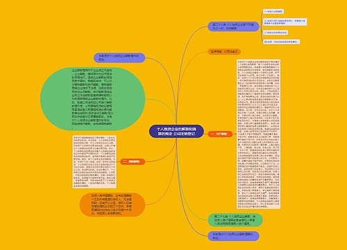 个人独资企业的解散和清算的规定 公司注销登记