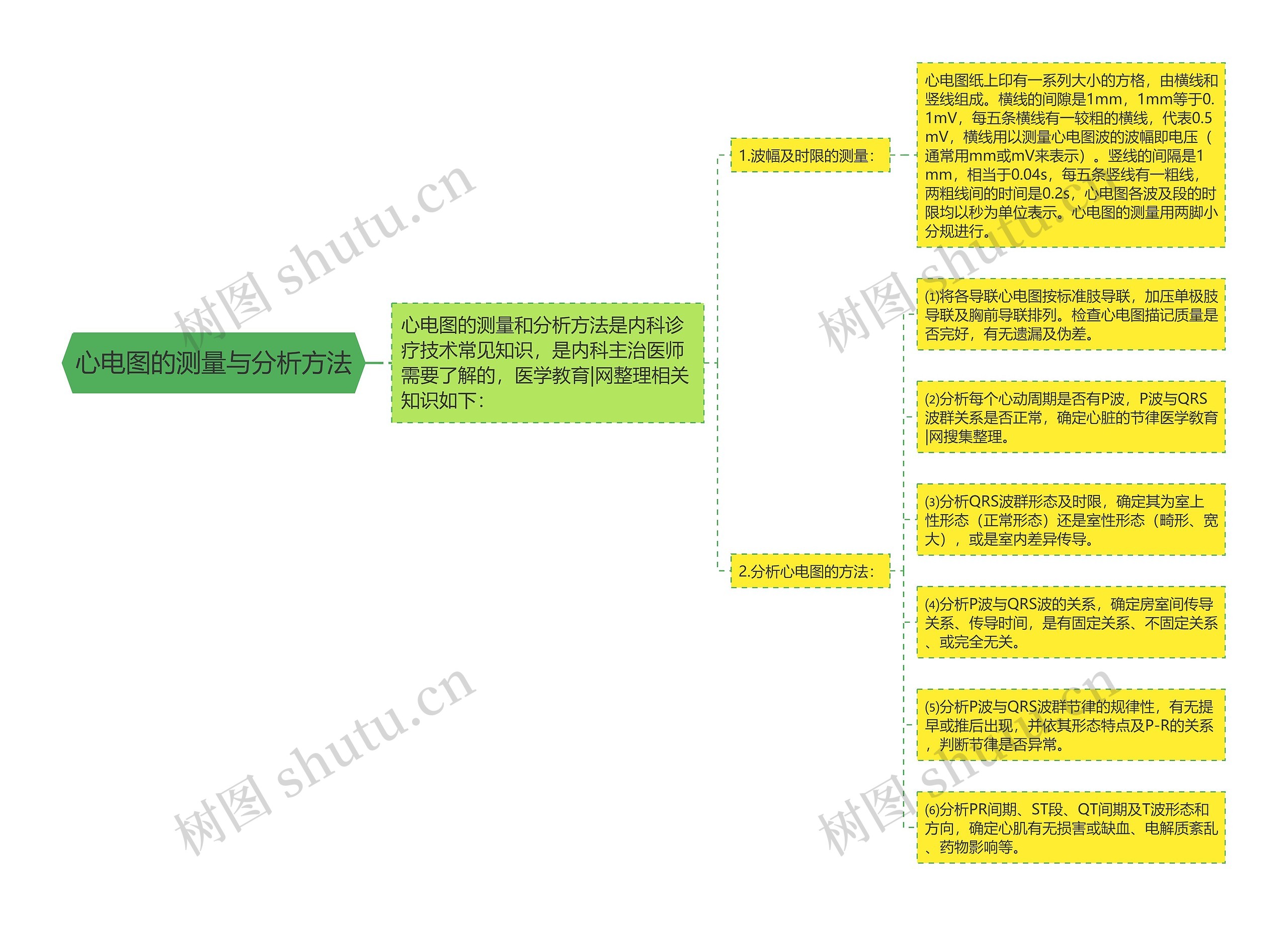 心电图的测量与分析方法