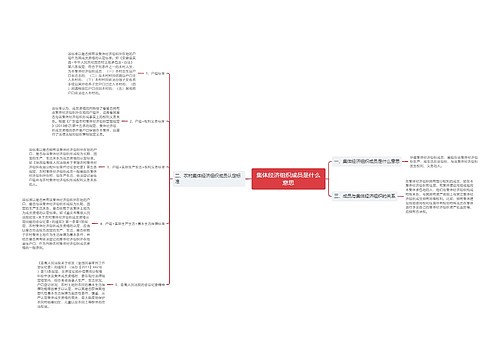 集体经济组织成员是什么意思