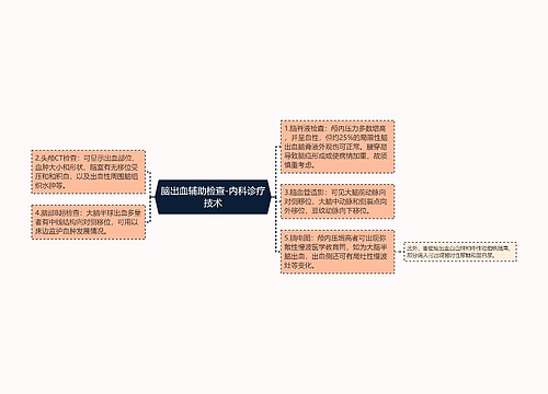 脑出血辅助检查-内科诊疗技术