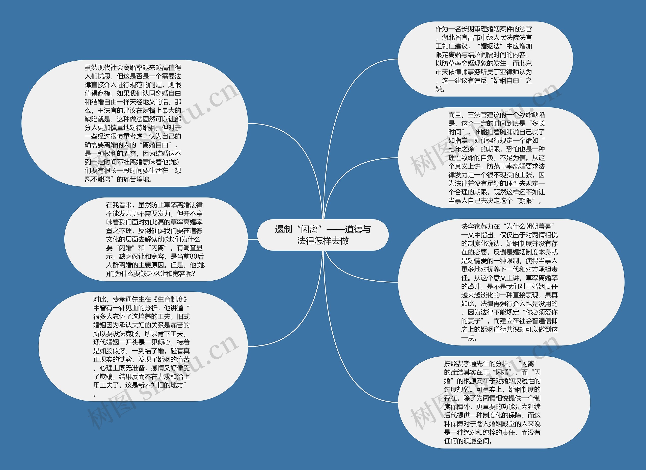 遏制“闪离”——道德与法律怎样去做思维导图