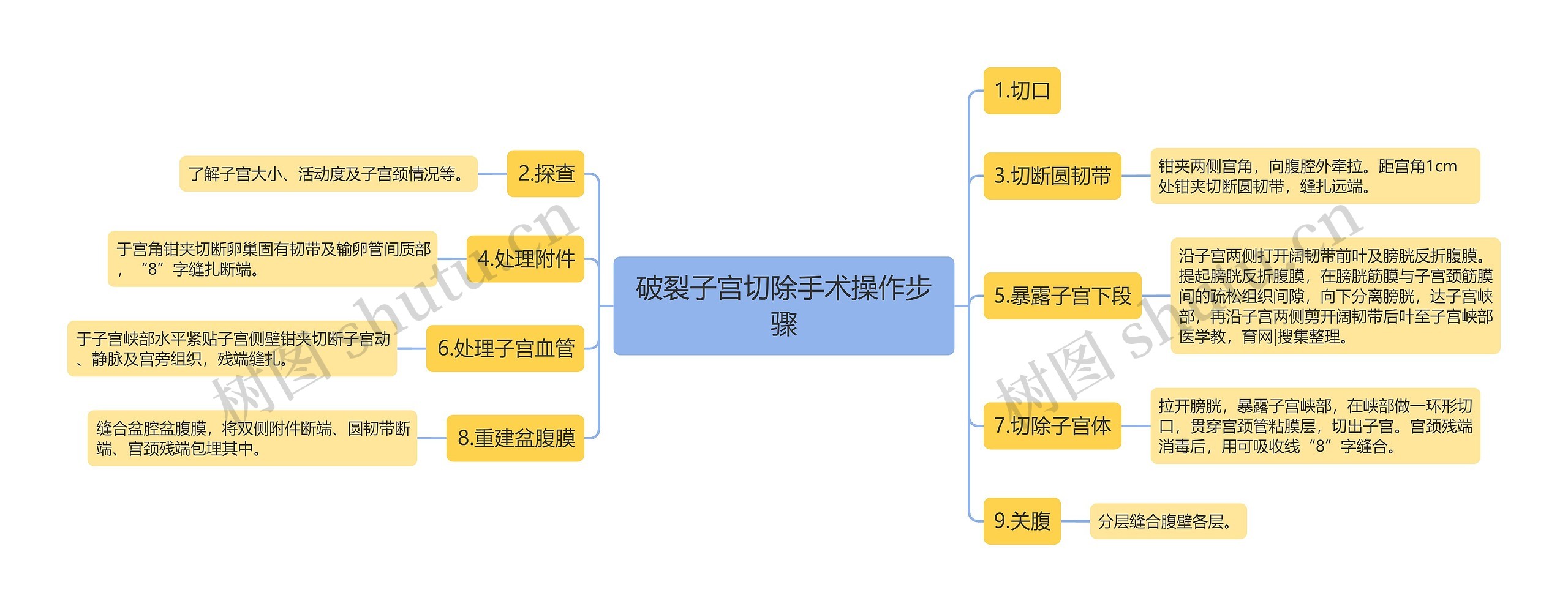 破裂子宫切除手术操作步骤