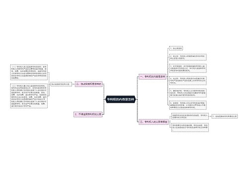 专利权的内容是怎样