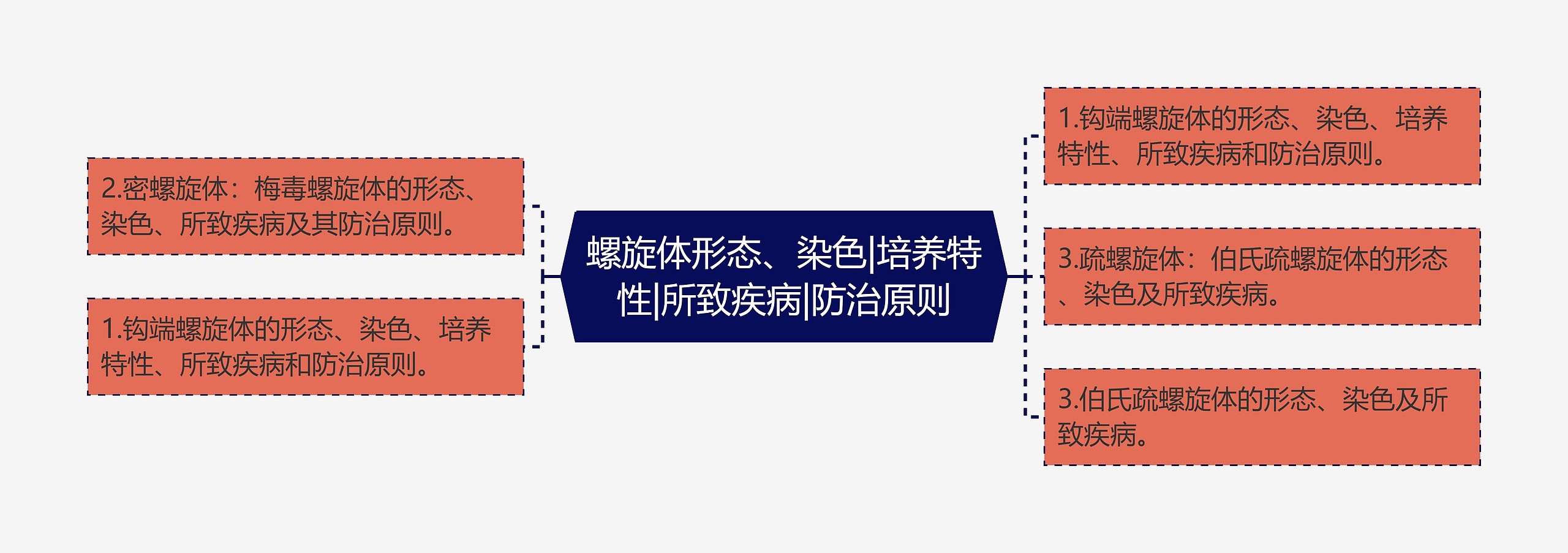 螺旋体形态、染色|培养特性|所致疾病|防治原则