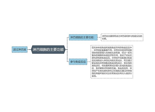 淋巴细胞的主要功能