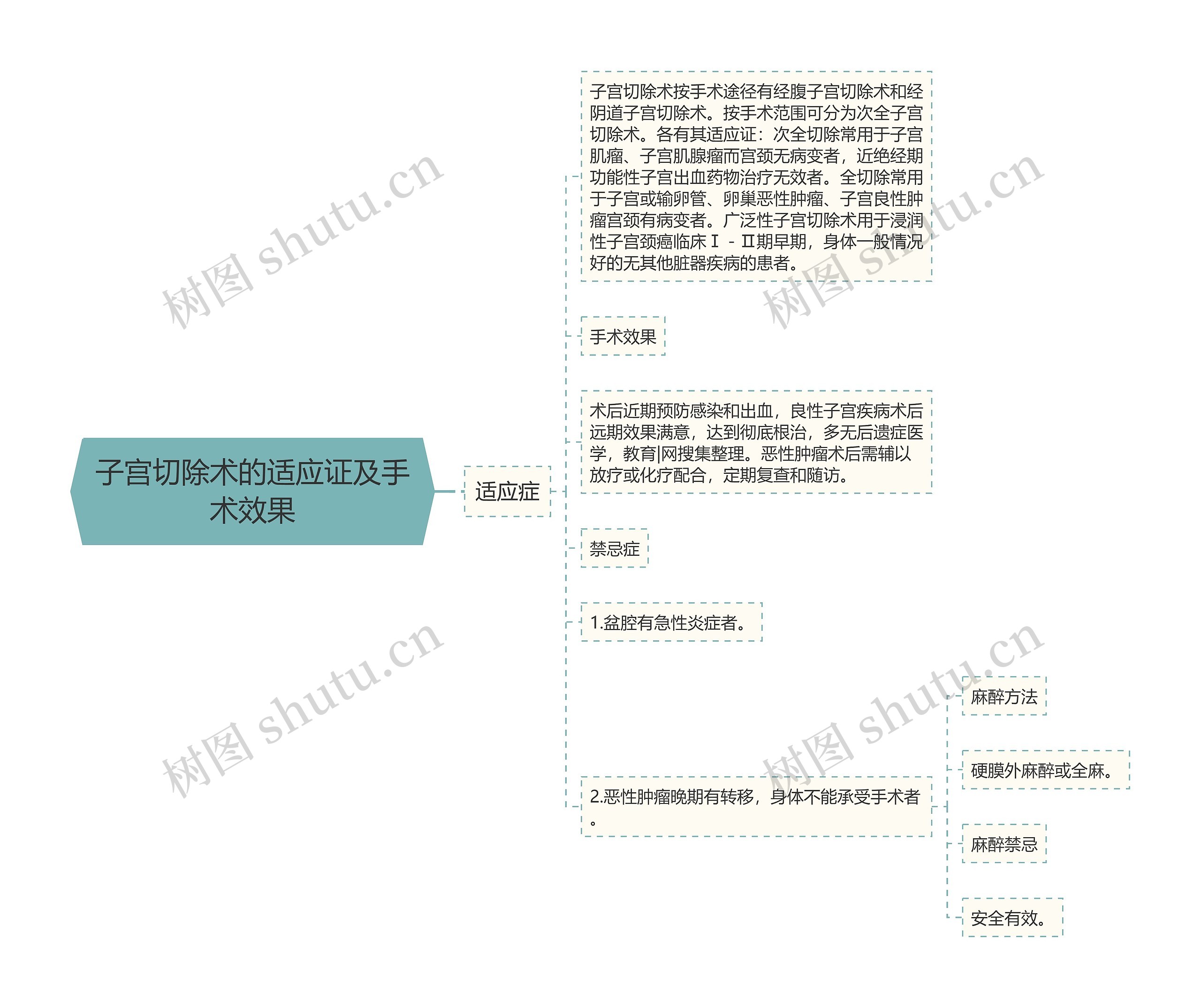 子宫切除术的适应证及手术效果