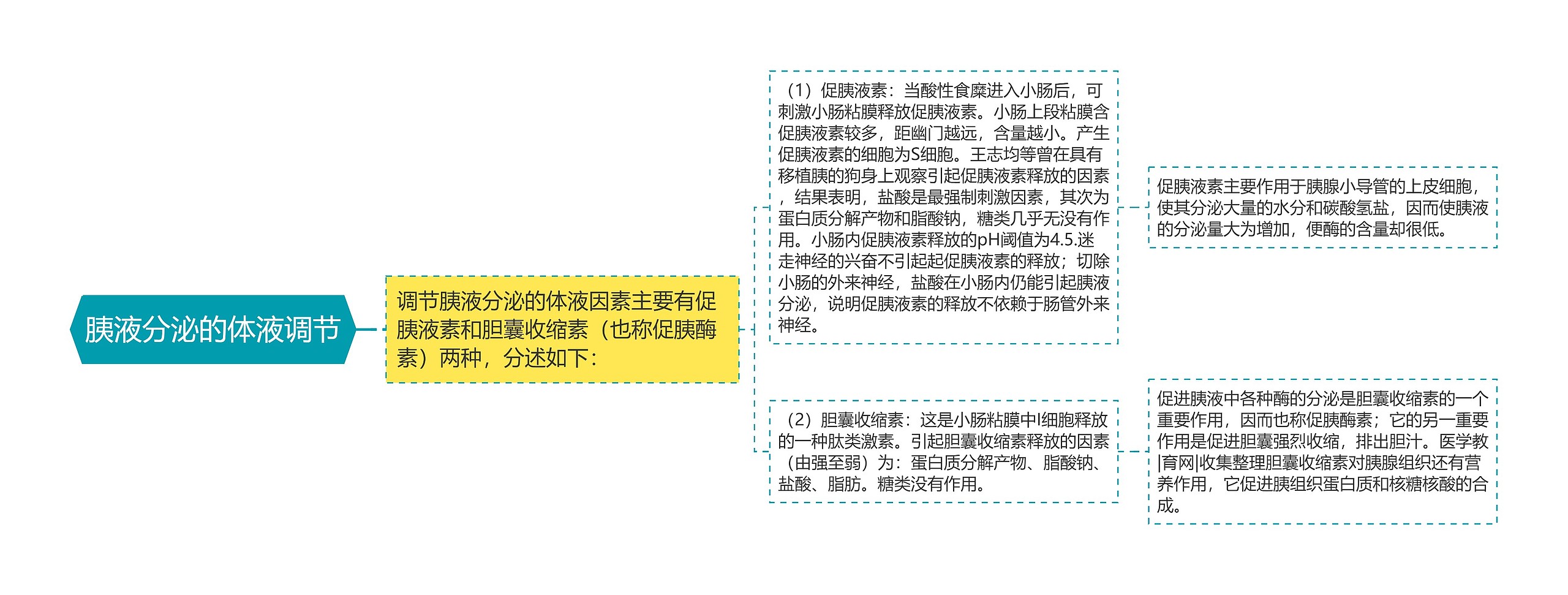 胰液分泌的体液调节 胰液分泌的体液调节