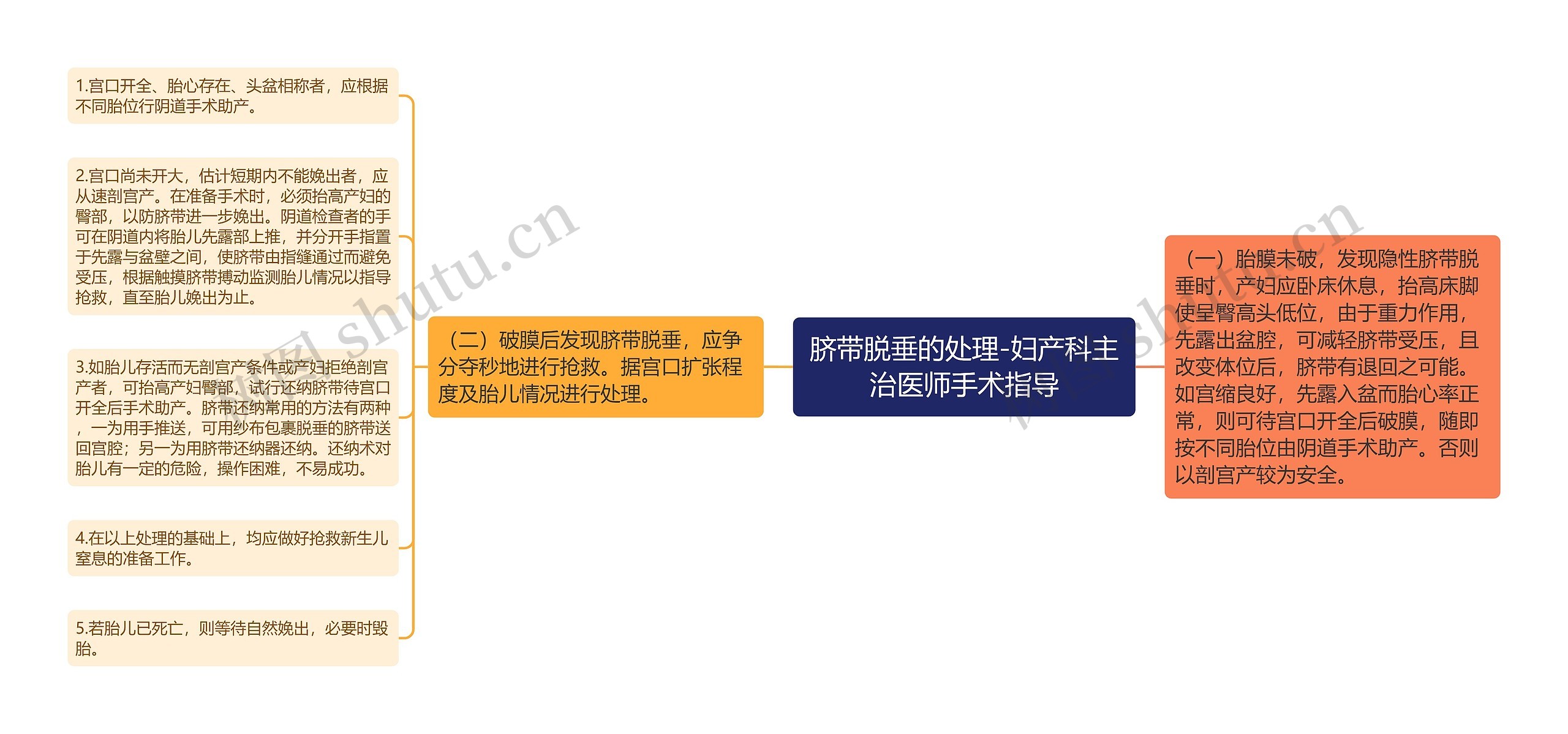 脐带脱垂的处理-妇产科主治医师手术指导 脐带脱垂的处理-妇产科主治医师手术指导