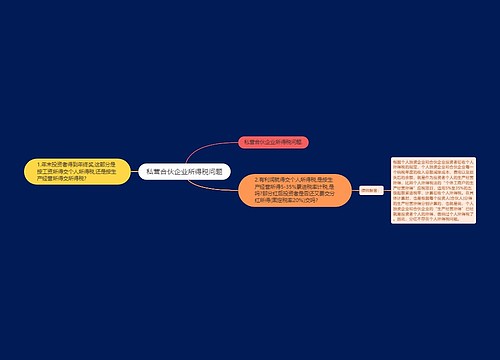 私营合伙企业所得税问题