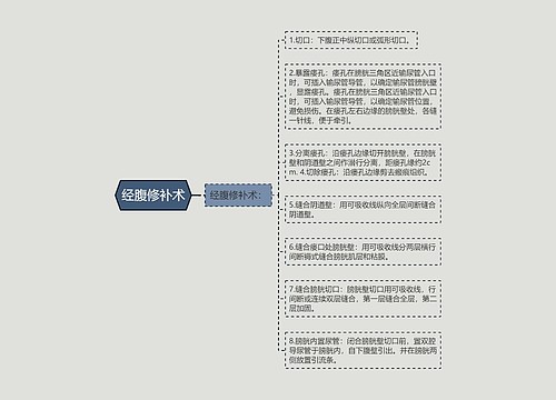 经腹修补术