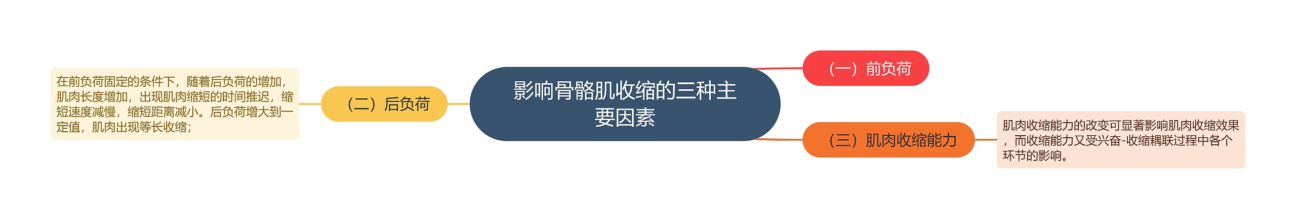 影响骨骼肌收缩的三种主要因素 影响骨骼肌收缩的三种主要因素