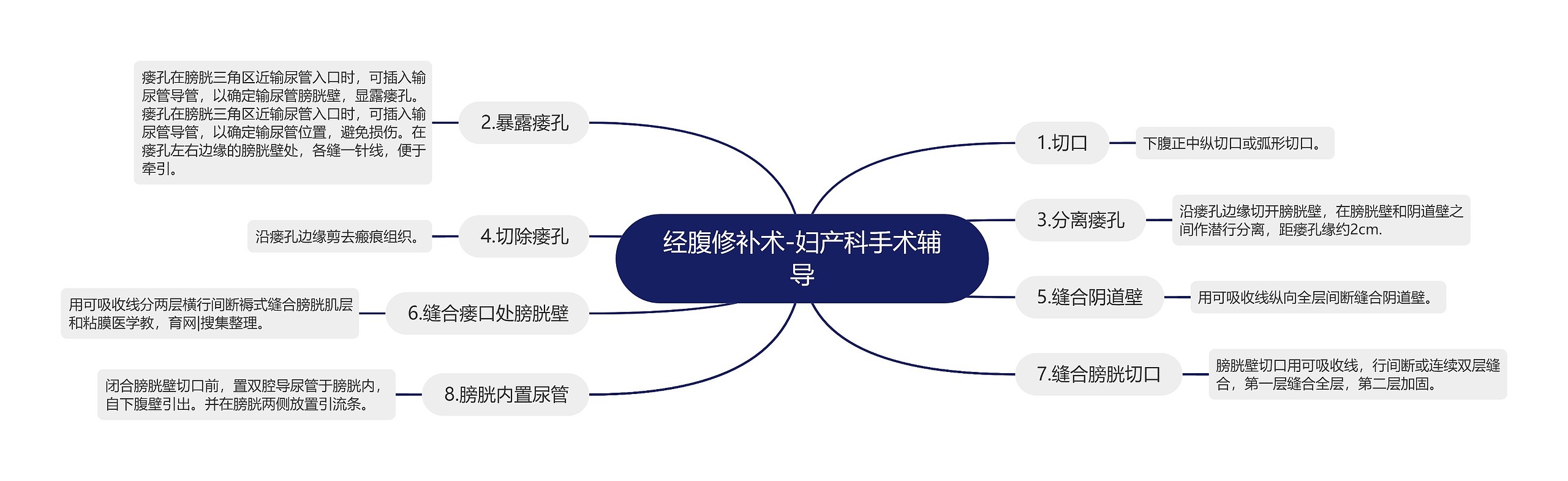 经腹修补术-妇产科手术辅导