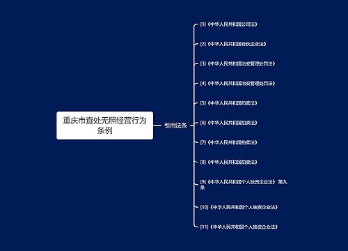 重庆市查处无照经营行为条例