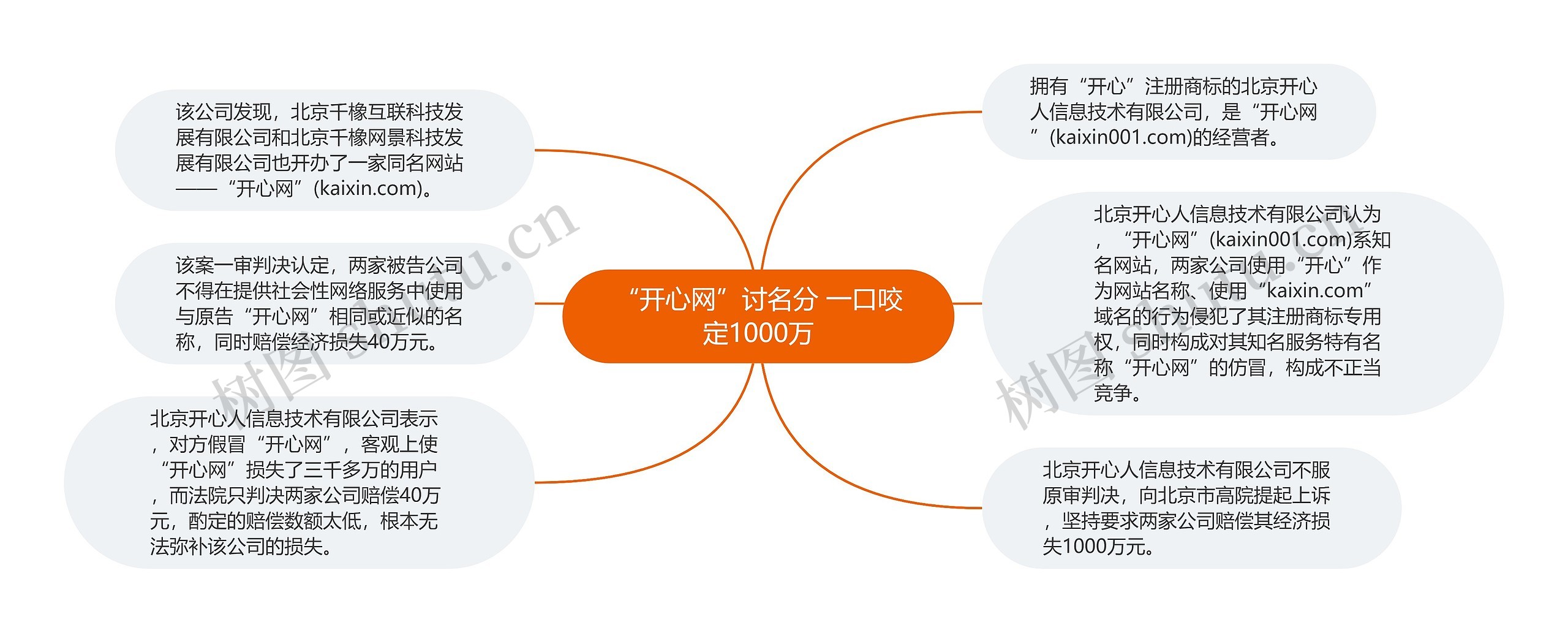 “开心网”讨名分 一口咬定1000万思维导图