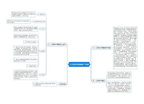 公司如何准备破产申请