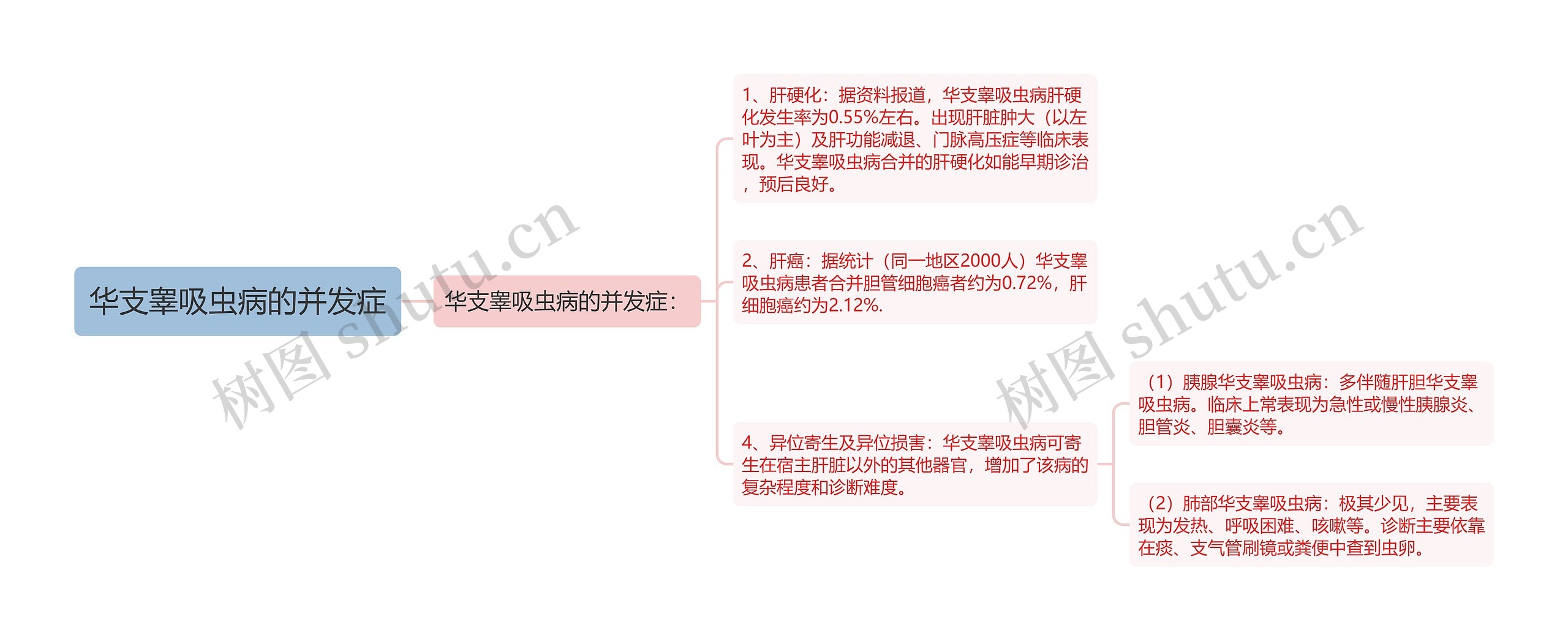 华支睾吸虫病的并发症