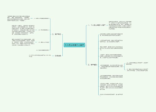 个人怎么申请个人破产