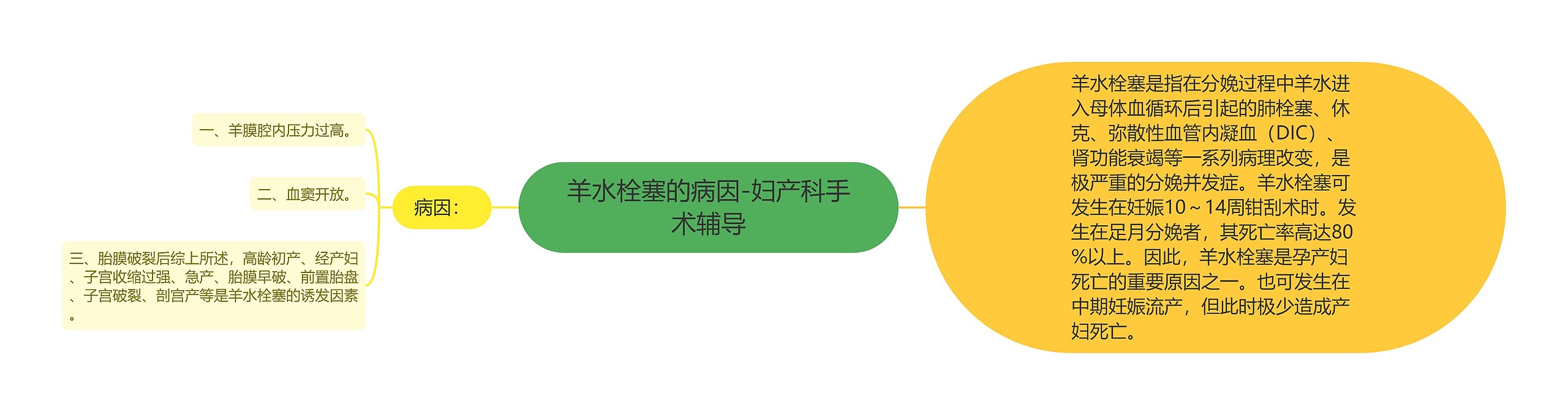 羊水栓塞的病因-妇产科手术辅导 羊水栓塞的病因-妇产科手术辅导