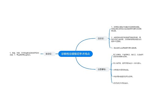 诊断性宫颈锥切手术特点