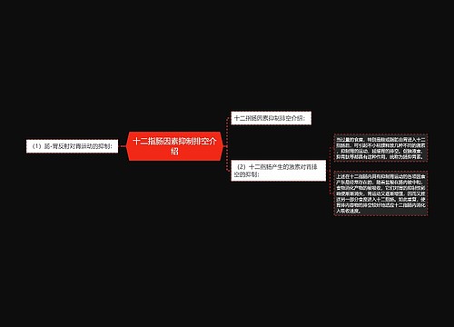 十二指肠因素抑制排空介绍