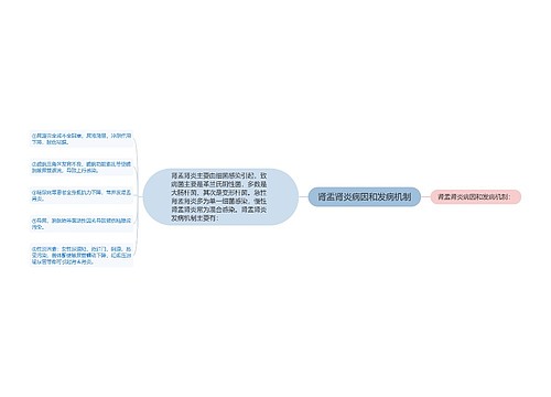 肾盂肾炎病因和发病机制