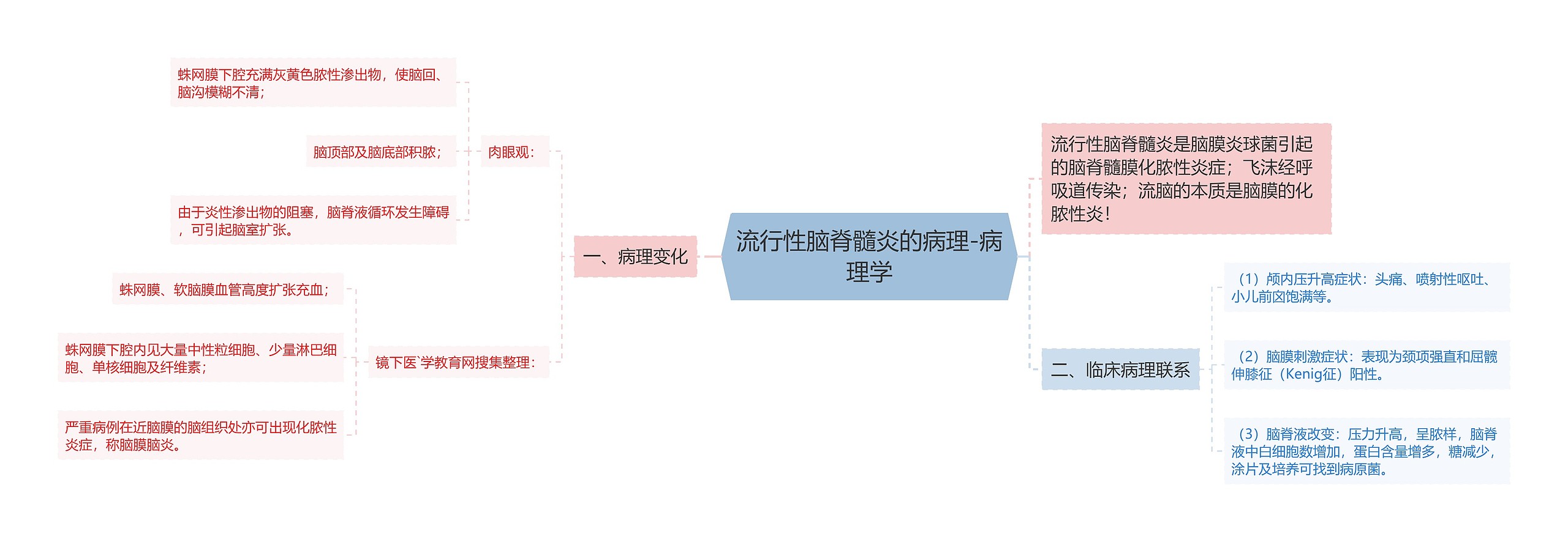流行性脑脊髓炎的病理-病理学 流行性脑脊髓炎的病理-病理学