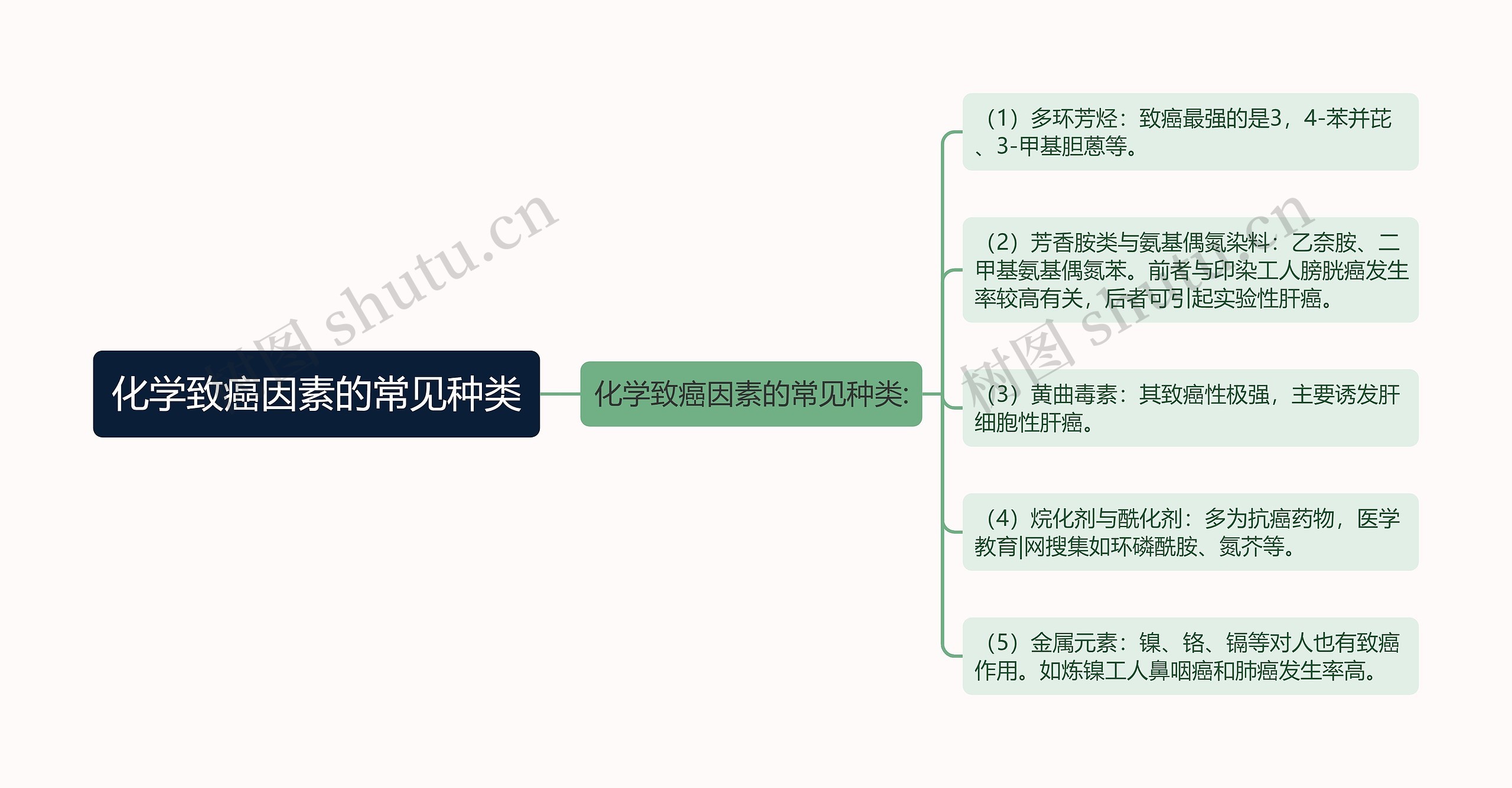 化学致癌因素的常见种类