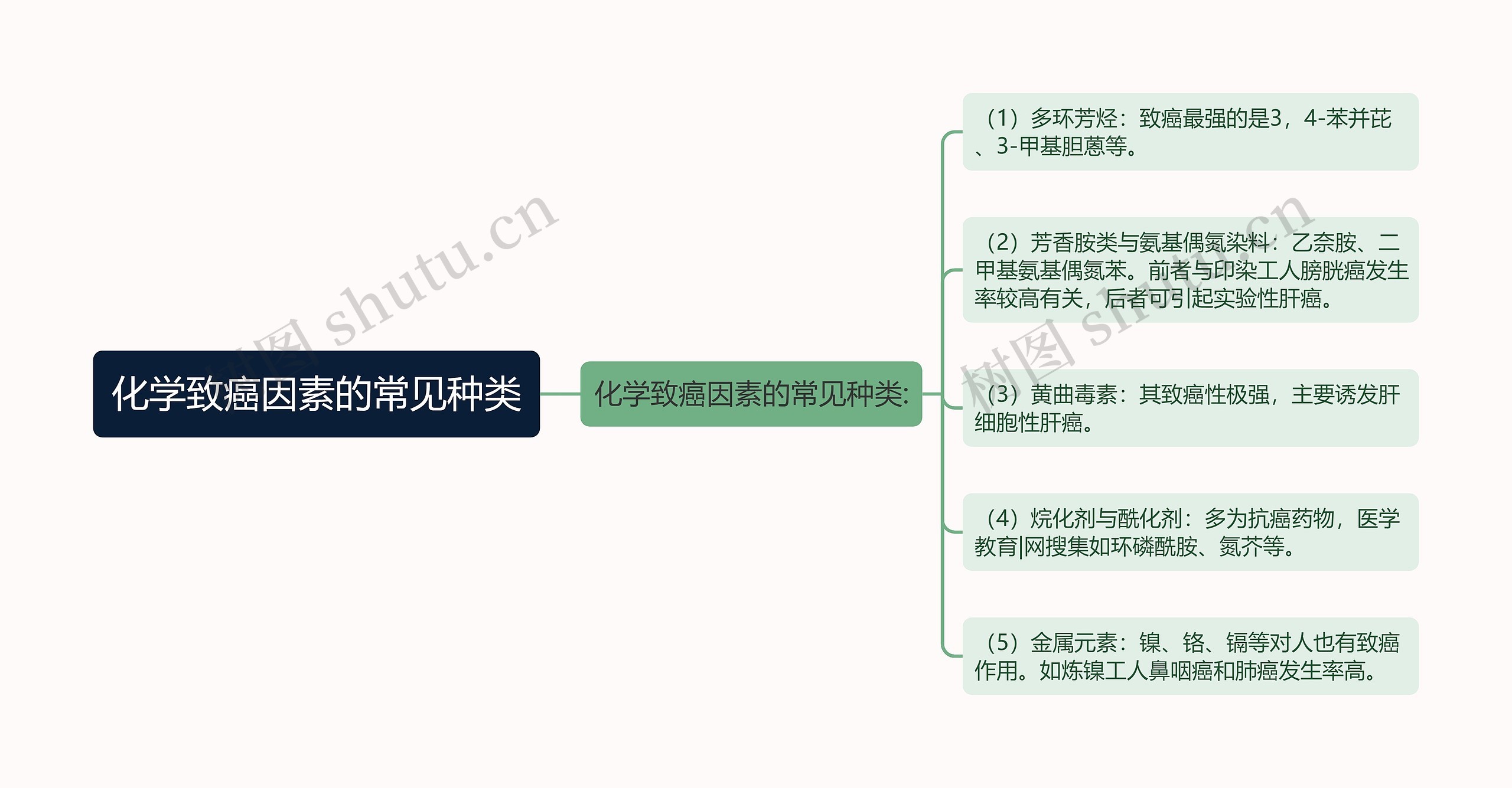 化学致癌因素的常见种类 化学致癌因素的常见种类
