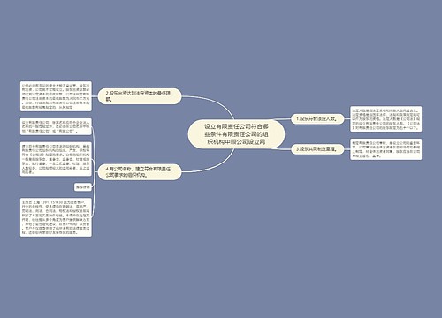 设立有限责任公司符合哪些条件有限责任公司的组织机构中顾公司设立网