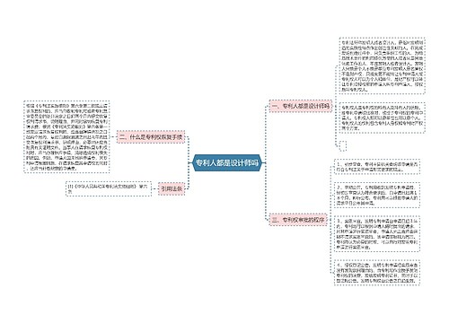 专利人都是设计师吗