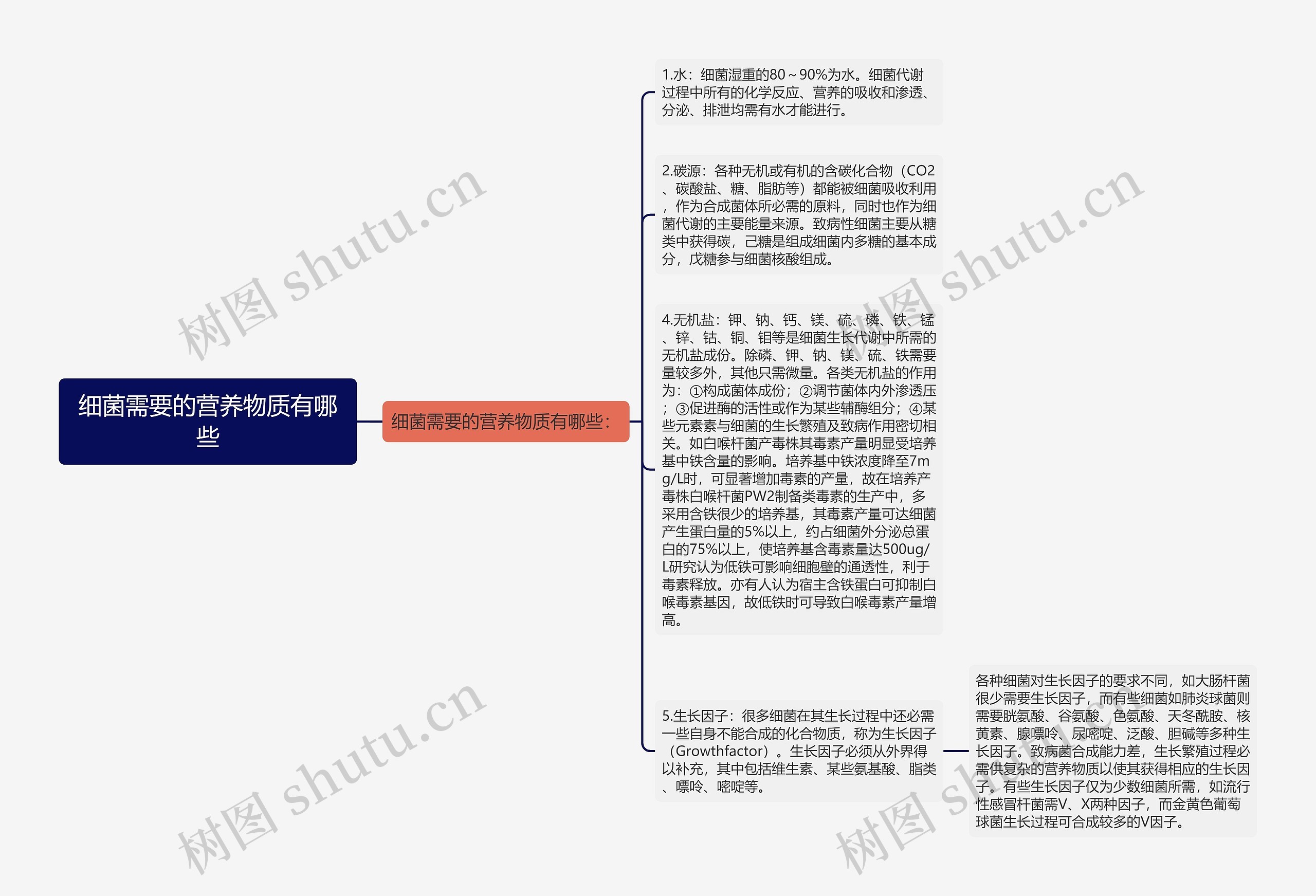 细菌需要的营养物质有哪些