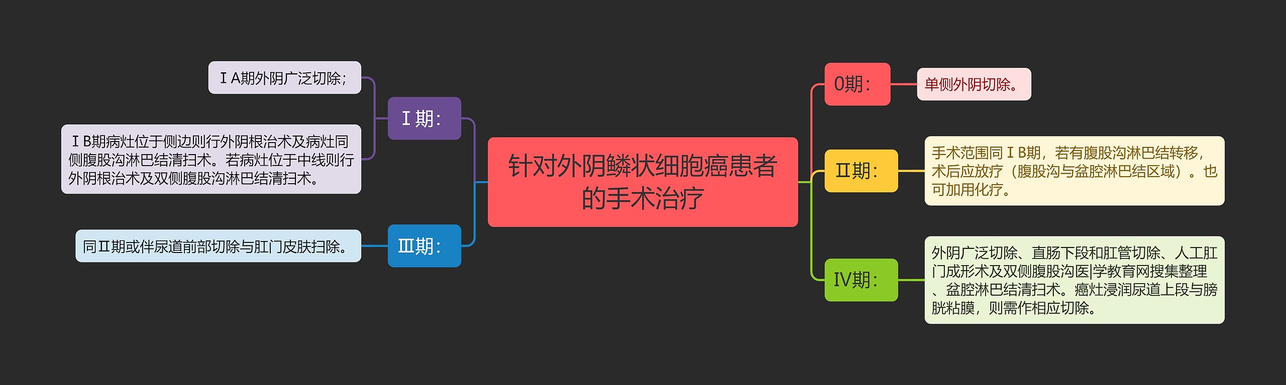 针对外阴鳞状细胞癌患者的手术治疗