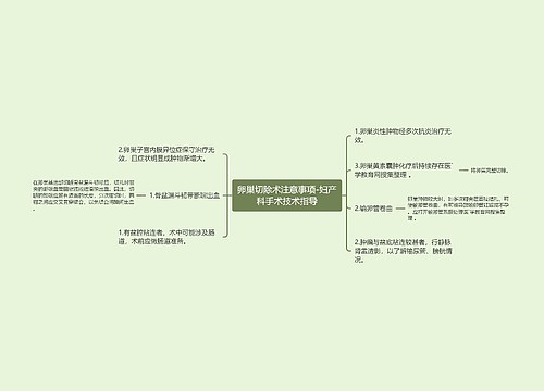 卵巢切除术注意事项-妇产科手术技术指导