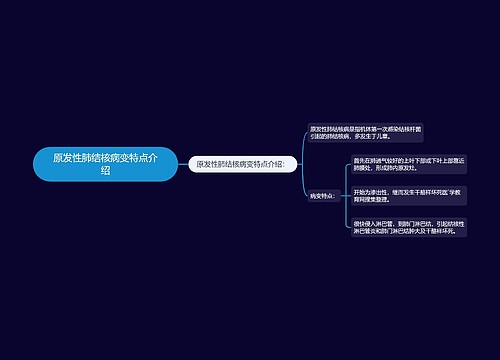 原发性肺结核病变特点介绍