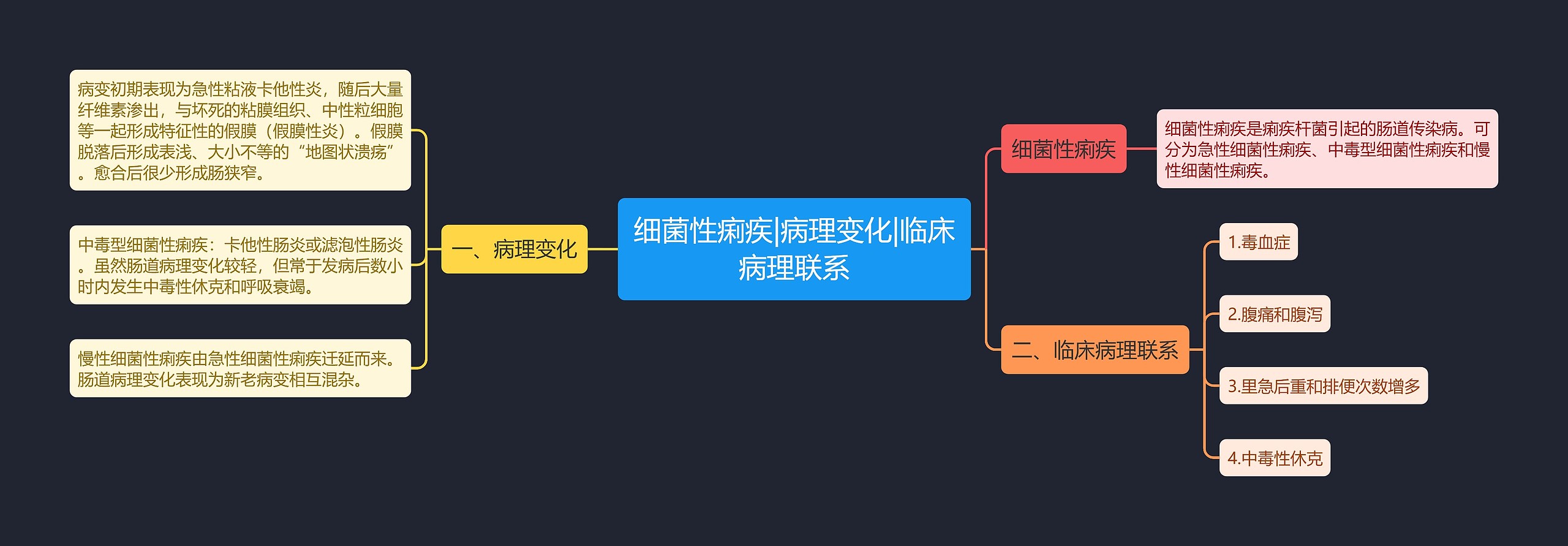 细菌性痢疾|病理变化|临床病理联系