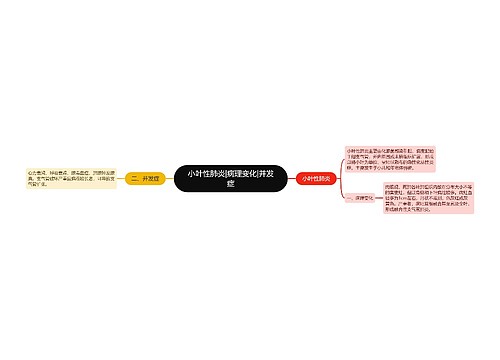 小叶性肺炎|病理变化|并发症