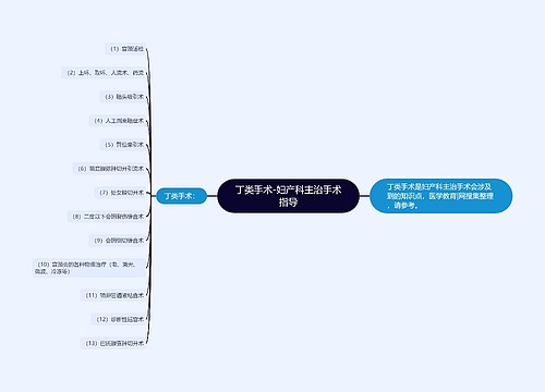 丁类手术-妇产科主治手术指导